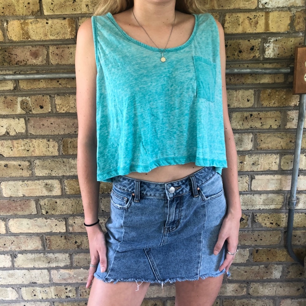 NEW Blue crop top!